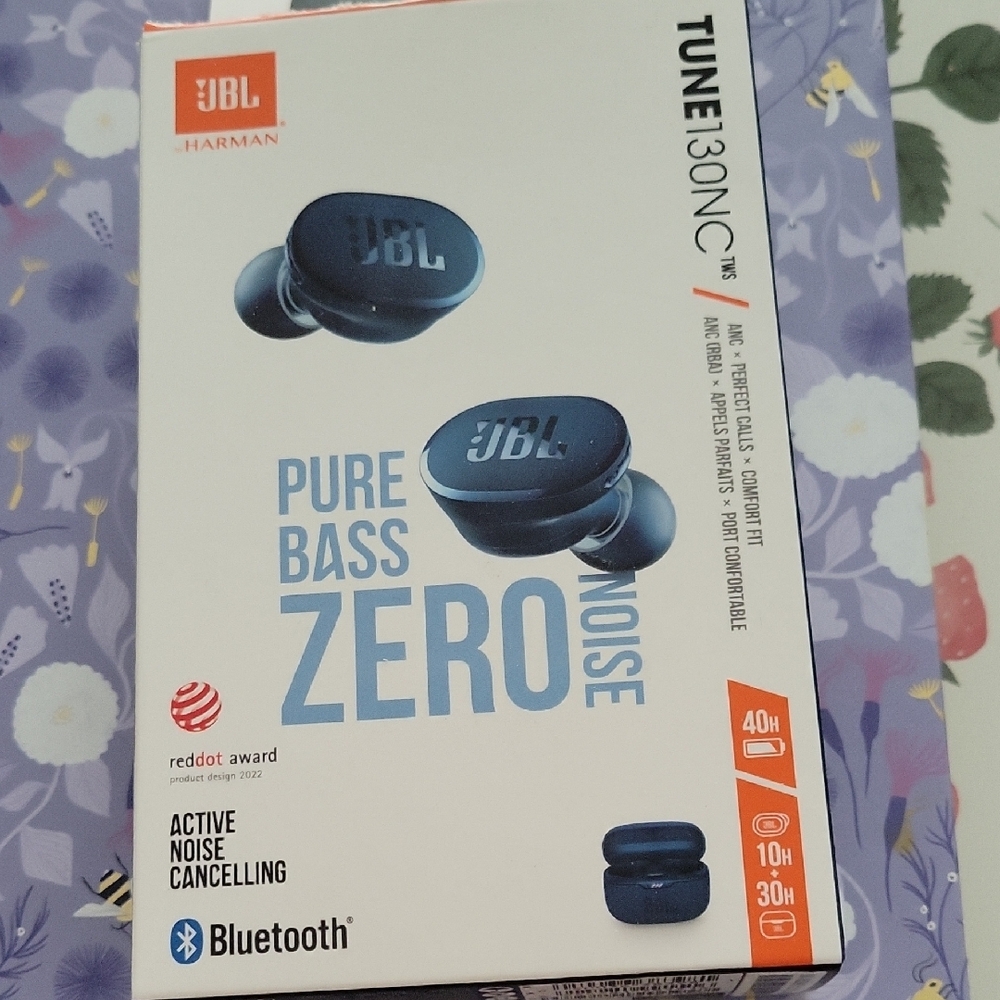 JBL Tune 130NC TWS Earbuds - Blue